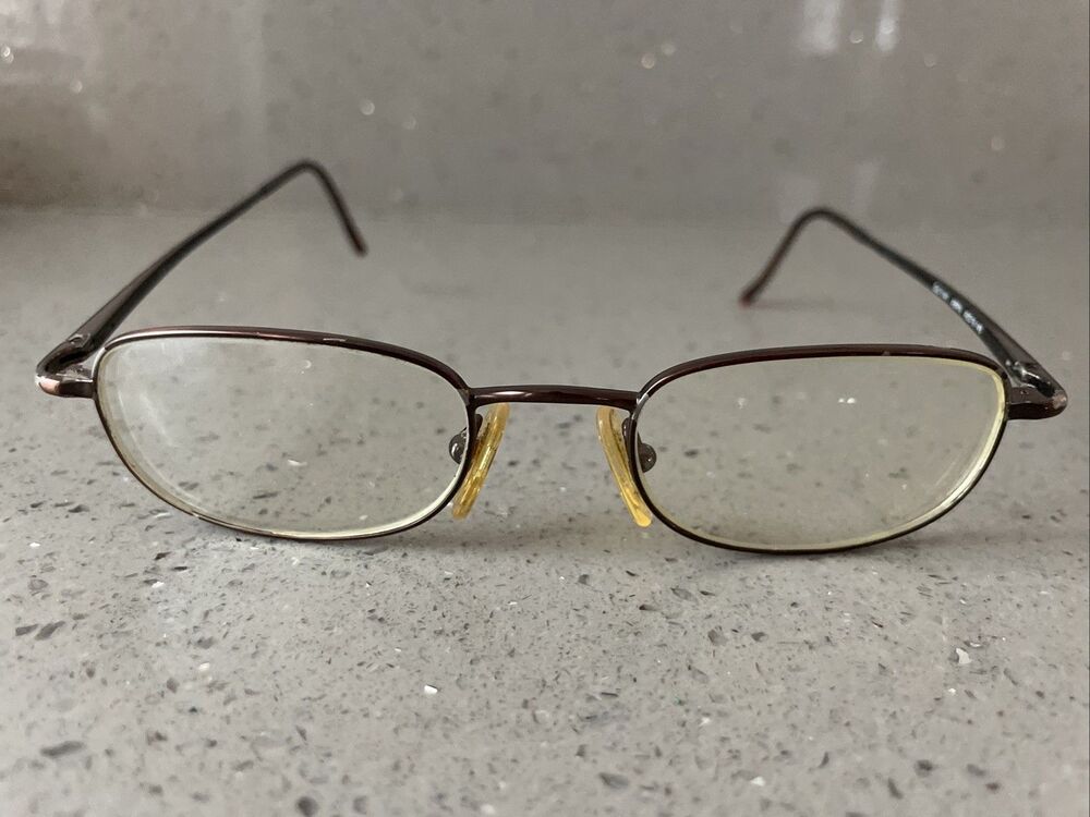 GUESS GU1141 Eyeglasses Frames ONLY 49-19-145 ABRN auburn Brown Full Rim Oval